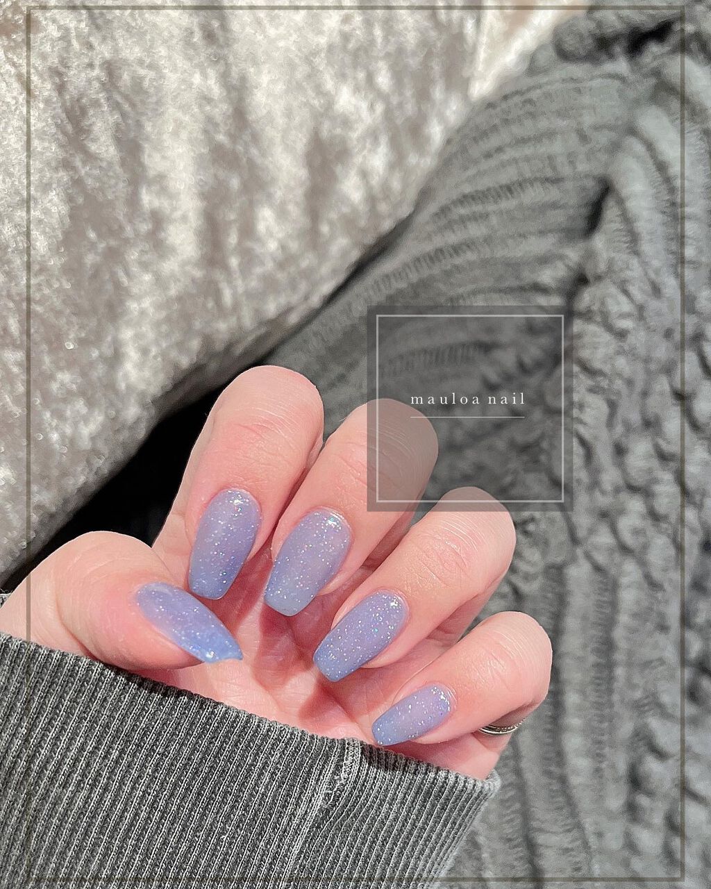 mauloa_nail on LIPS 「・ mynail💙・ネイルやり方動画fantistにて多数更新..」(1枚目)