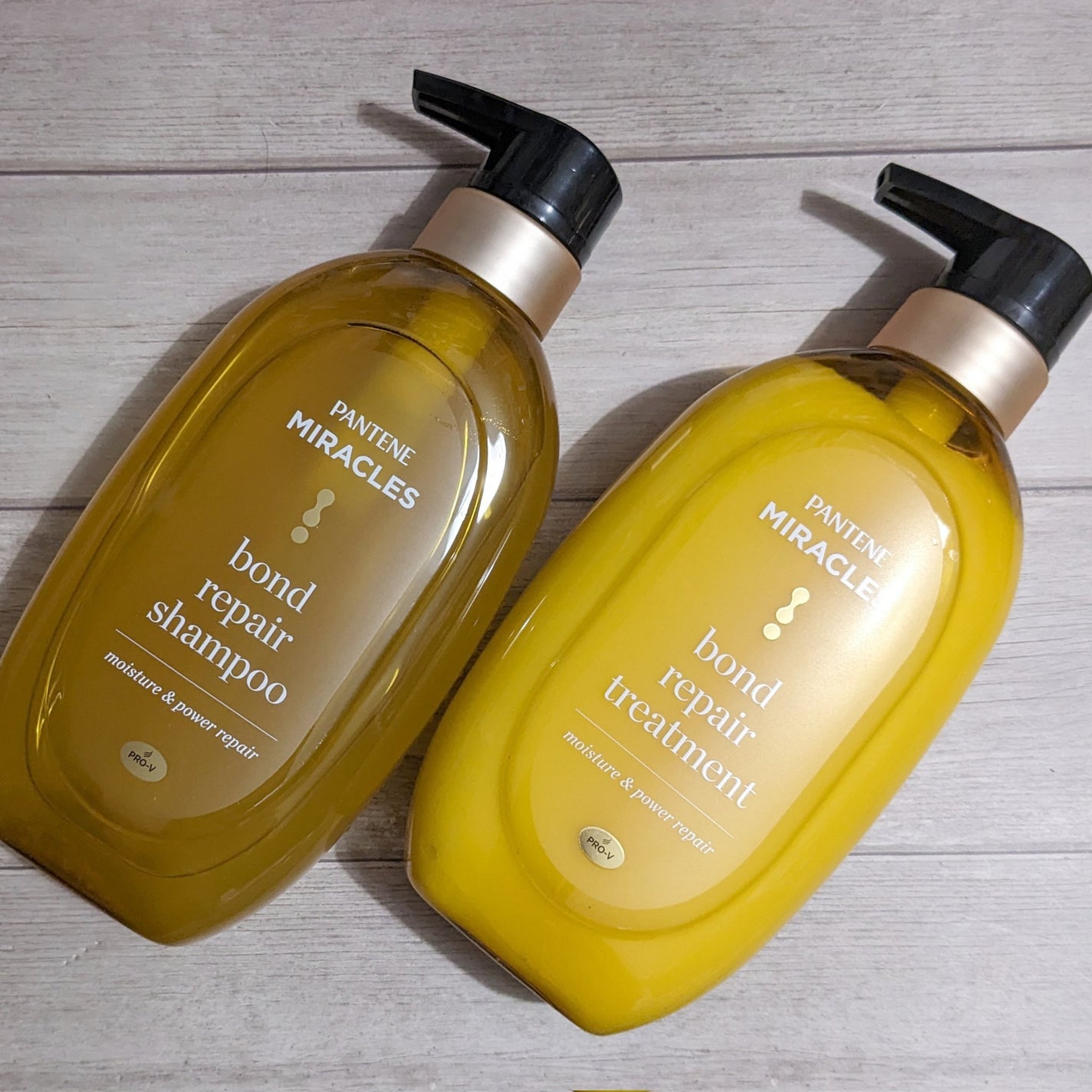 ボンドリペアシリーズ モイスチャー&パワーリペア シャンプー&トリートメント/パンテーン/市販シャンプーを使ったクチコミ(1枚目)