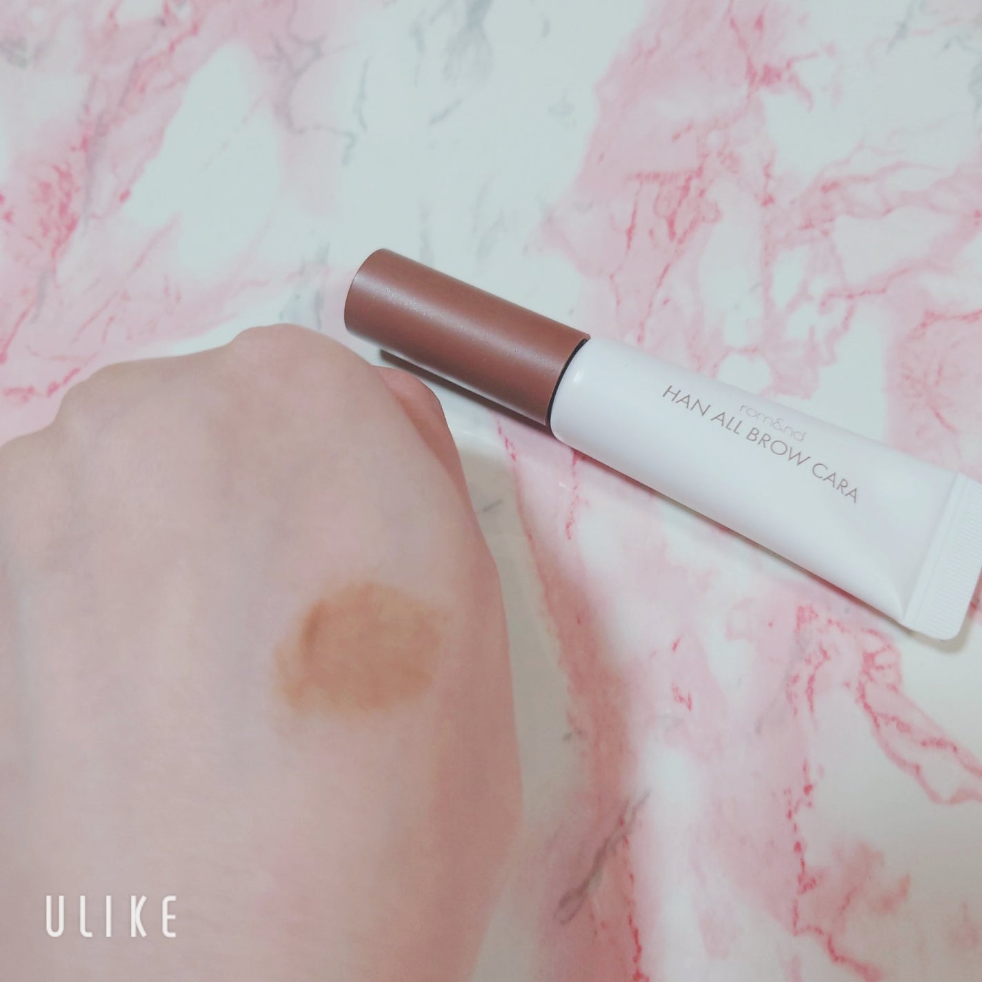 ハンオールブロウカラ/rom&nd/眉マスカラを使ったクチコミ(4枚目)