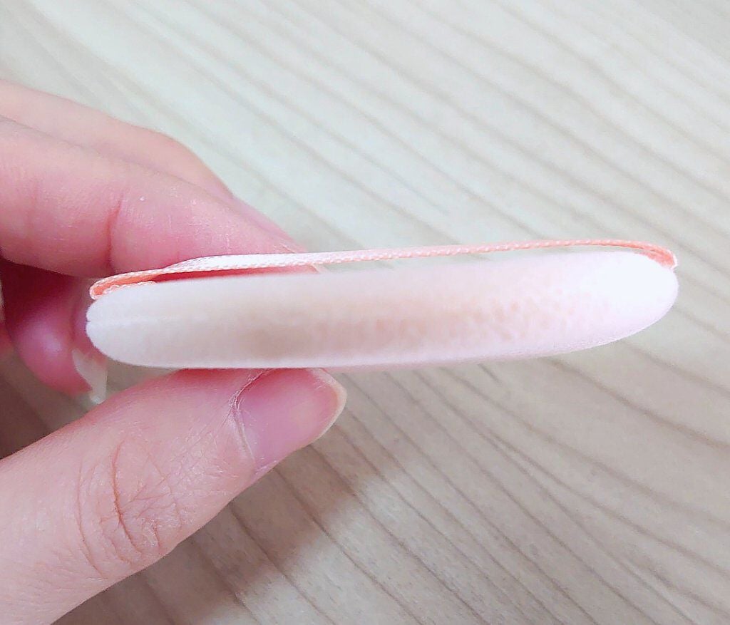 フロッキーパフN ラウンド 2P/ロージーローザ/パフ・スポンジを使ったクチコミ(2枚目)