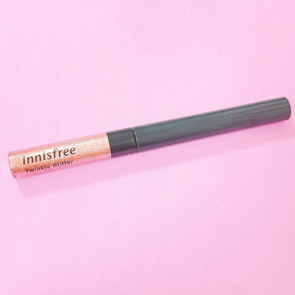 トゥインクル グリッター/innisfree/リキッドアイライナーを使ったクチコミ(1枚目)