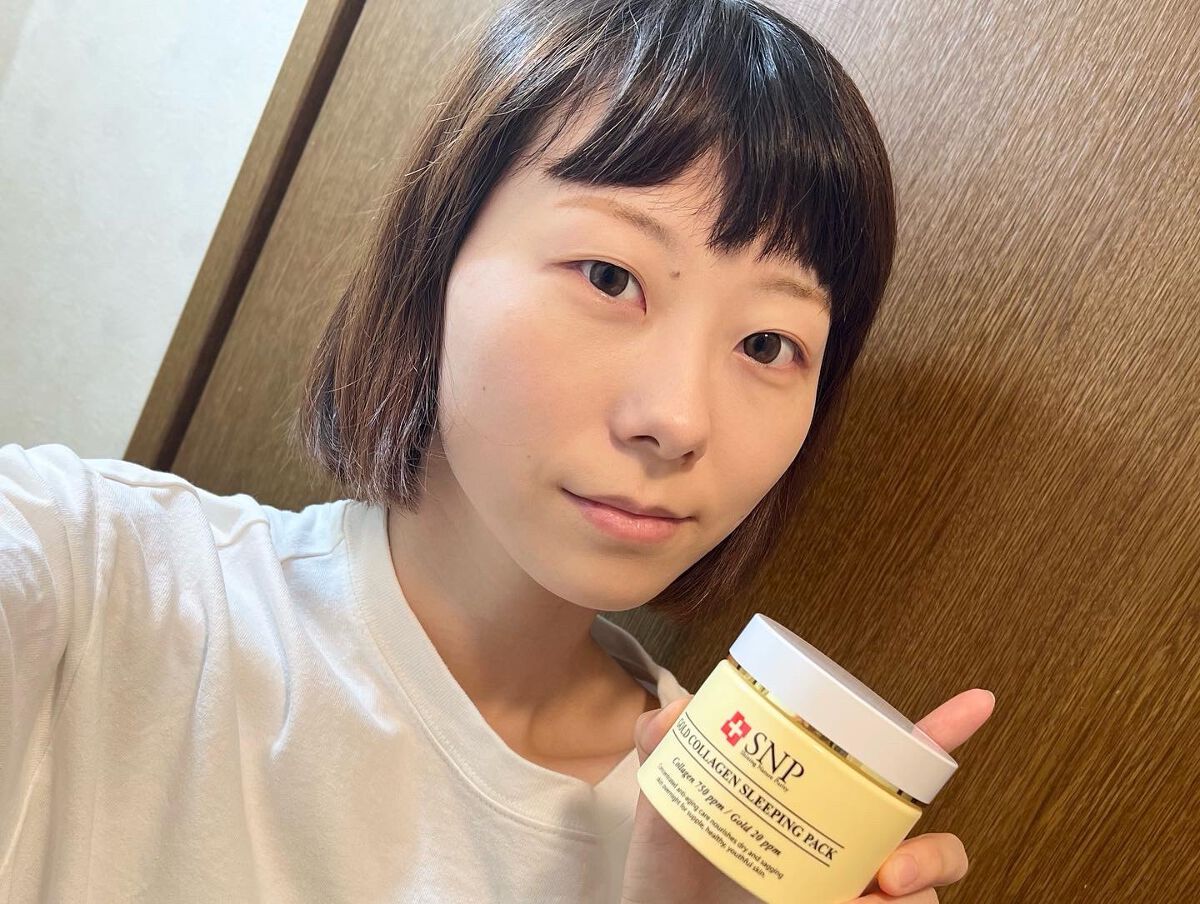 SNP ゴールド コラーゲン スリーピング パック/SNP/シートマスク・パックを使ったクチコミ(6枚目)