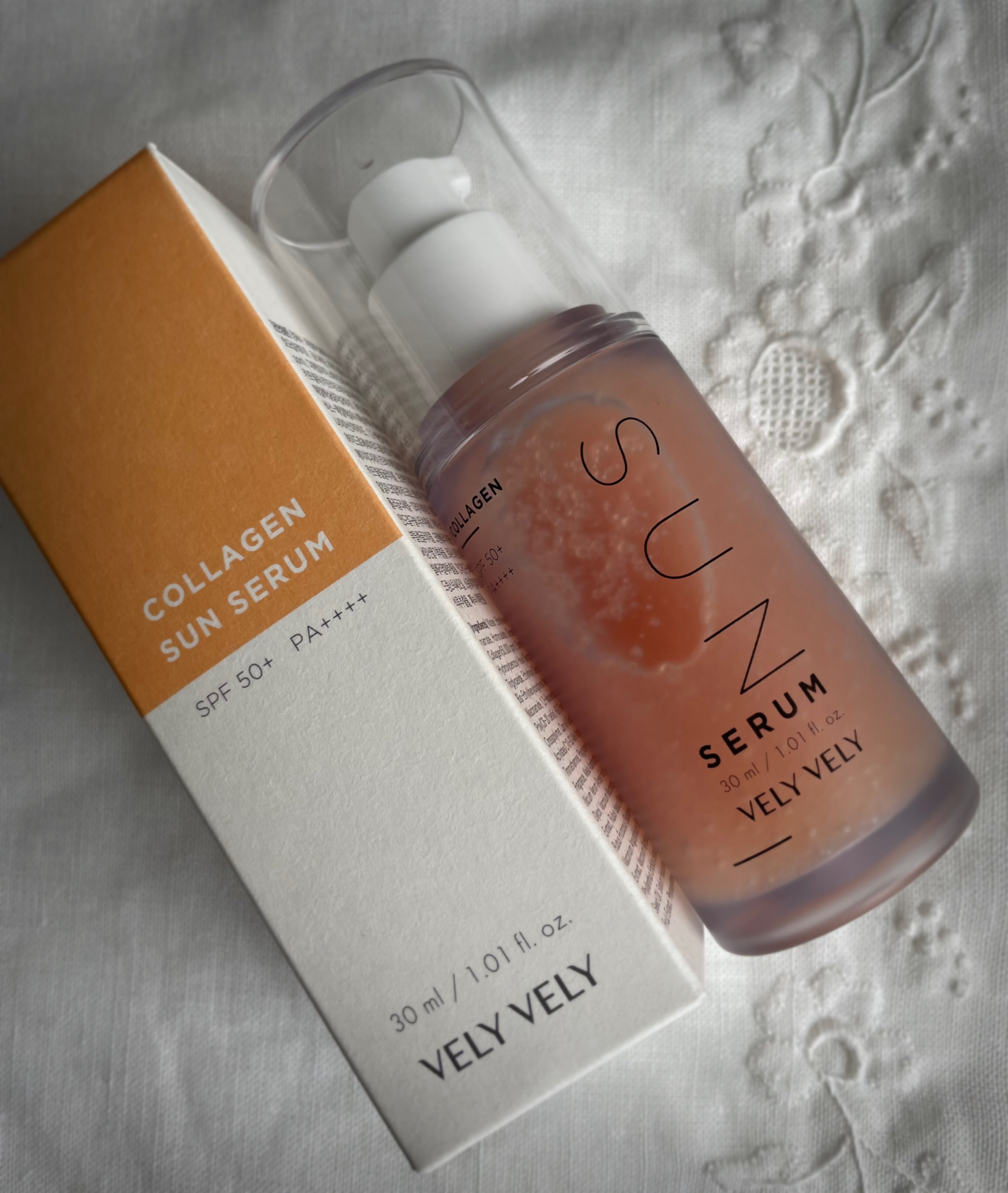 ハリケアコラーゲンサンセラム/VELY VELY/日焼け止めジェルを使ったクチコミ（1枚目）