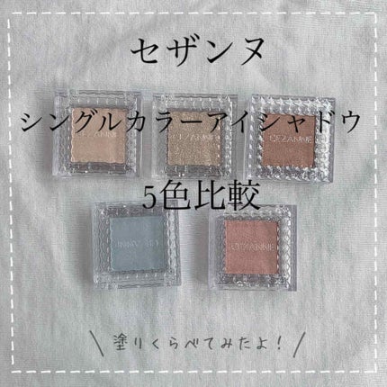 シングルカラーアイシャドウ/CEZANNE/単色アイシャドウを使ったクチコミ(1枚目)