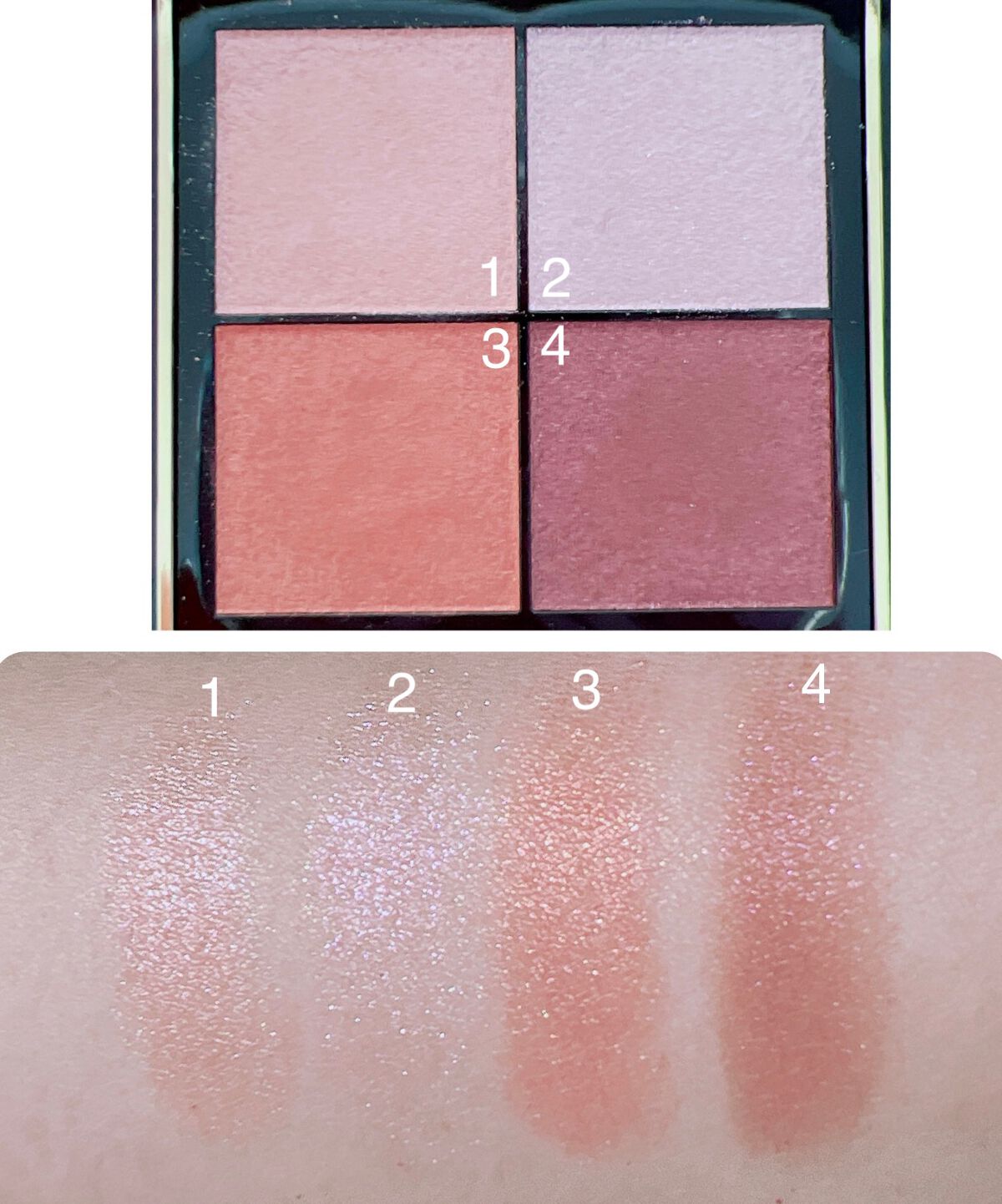 リアルクローズシャドウ/excel/アイシャドウパレットを使ったクチコミ(3枚目)