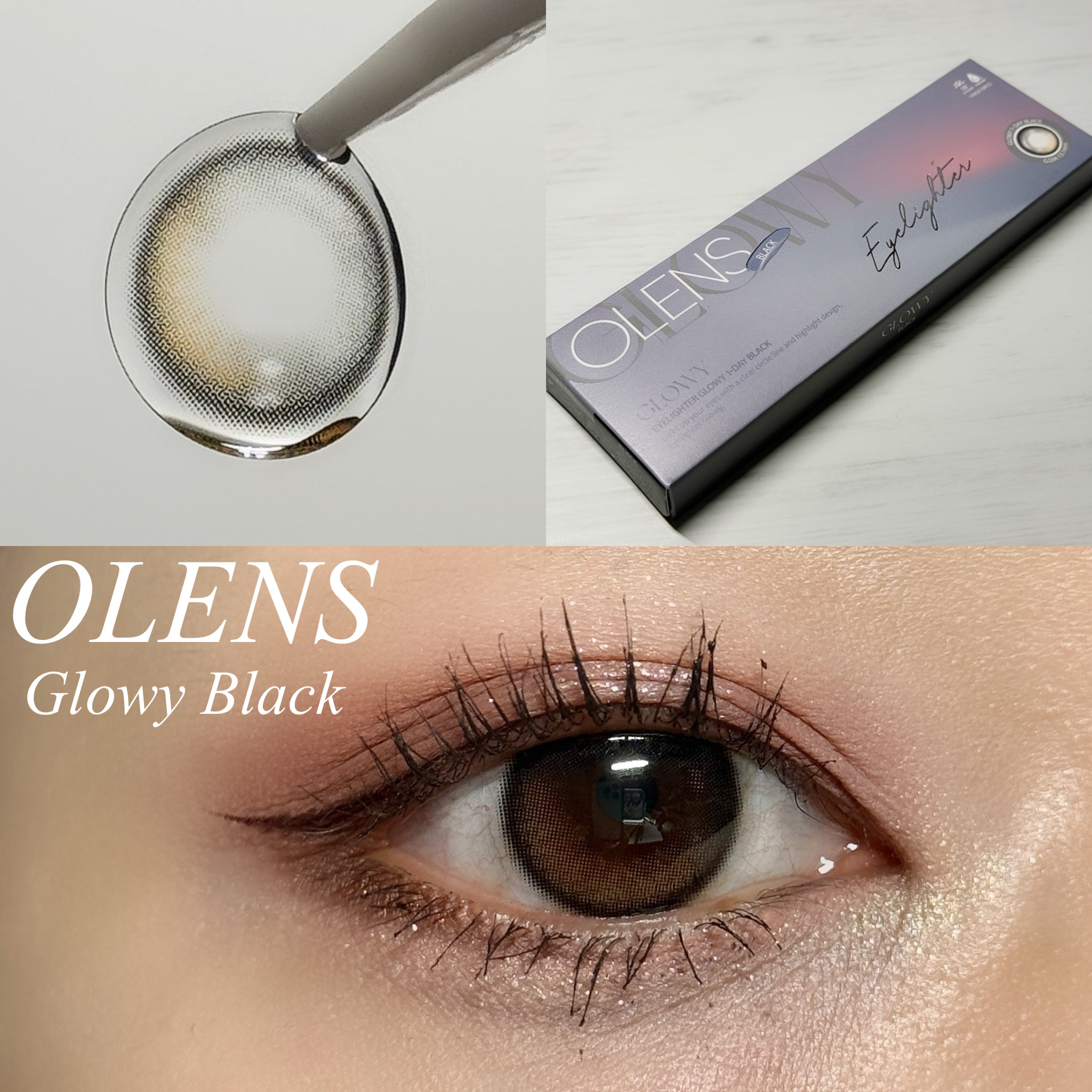 Glowy 1day/OLENS/ワンデー（１DAY）カラコンを使ったクチコミ（1枚目）