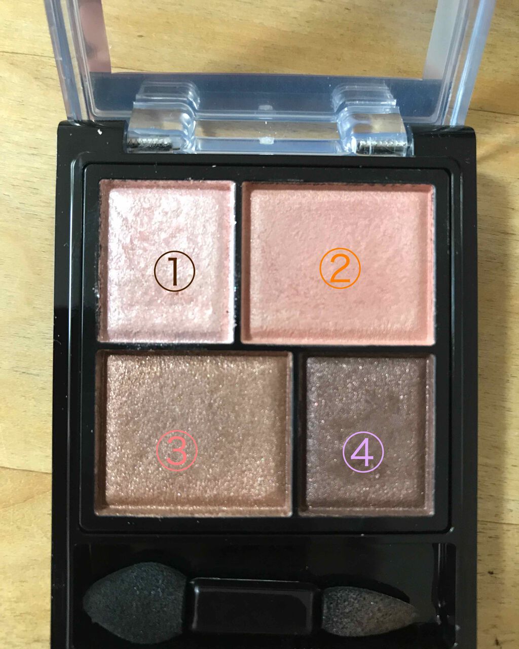 レイヤードアイズ/KiSS/アイシャドウパレットを使ったクチコミ（2枚目）