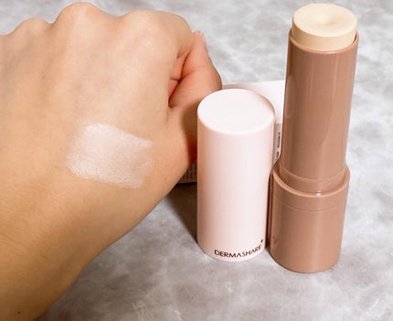 ヴィーガンナチュラルカバースティックファンデーション/DERMASHARE/その他ファンデーションを使ったクチコミ(4枚目)