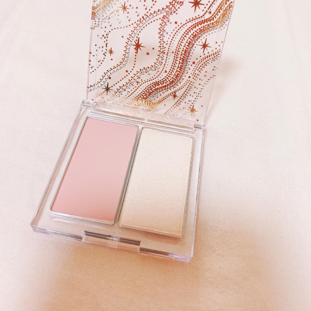 グリッタースノー フェイスパレット レイ/ETUDE/パウダーハイライトを使ったクチコミ（2枚目）