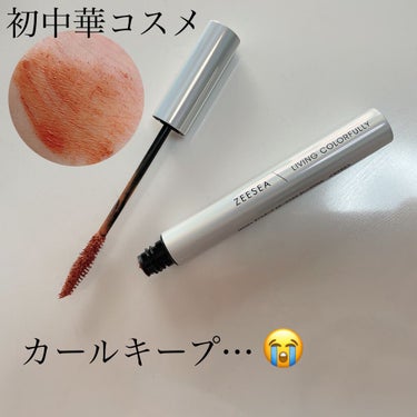 ZEESEA ダイヤモンドシリーズ カラーマスカラのクチコミ「こんにちは⌣̈⃝

初めて中華コスメを購入してみました。
オレンジ系のマスカラが欲しくて
フー.....」（1枚目）