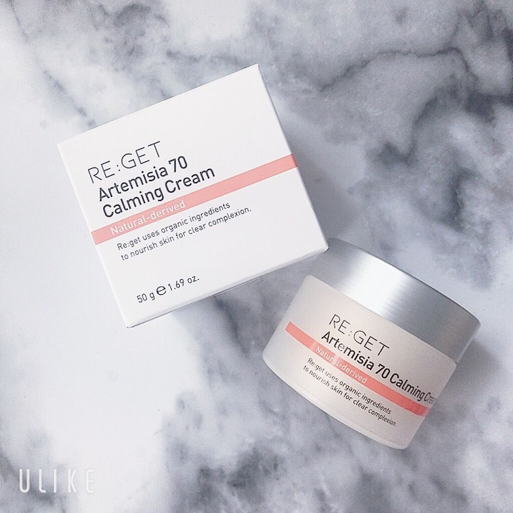 カワラヨモギ70カーミングクリーム/RE:GET/フェイスクリームを使ったクチコミ（1枚目）