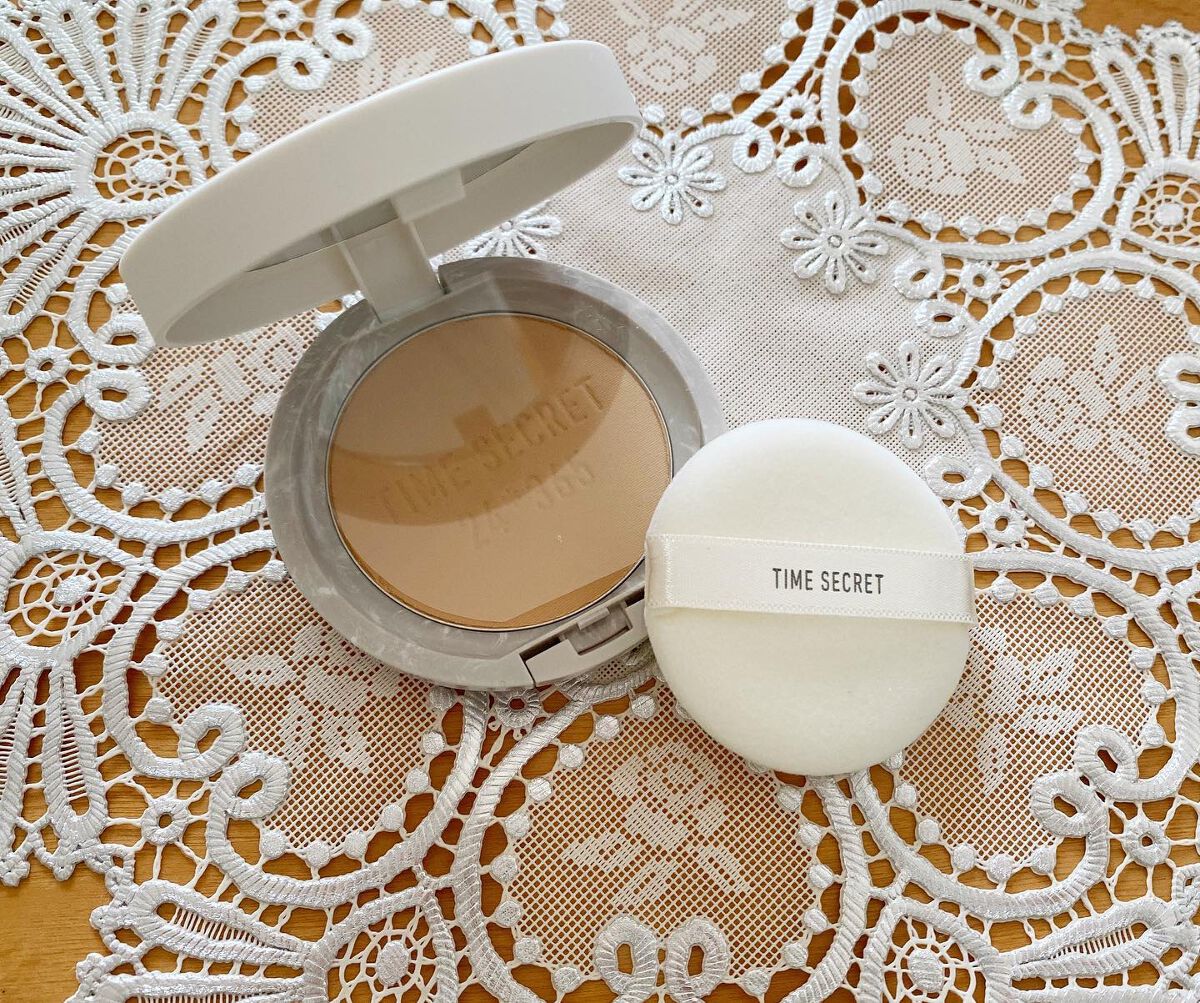 ミネラル 薬用プレストパウダー ナチュラルオークル/TIME SECRET/プレストパウダーを使ったクチコミ（2枚目）