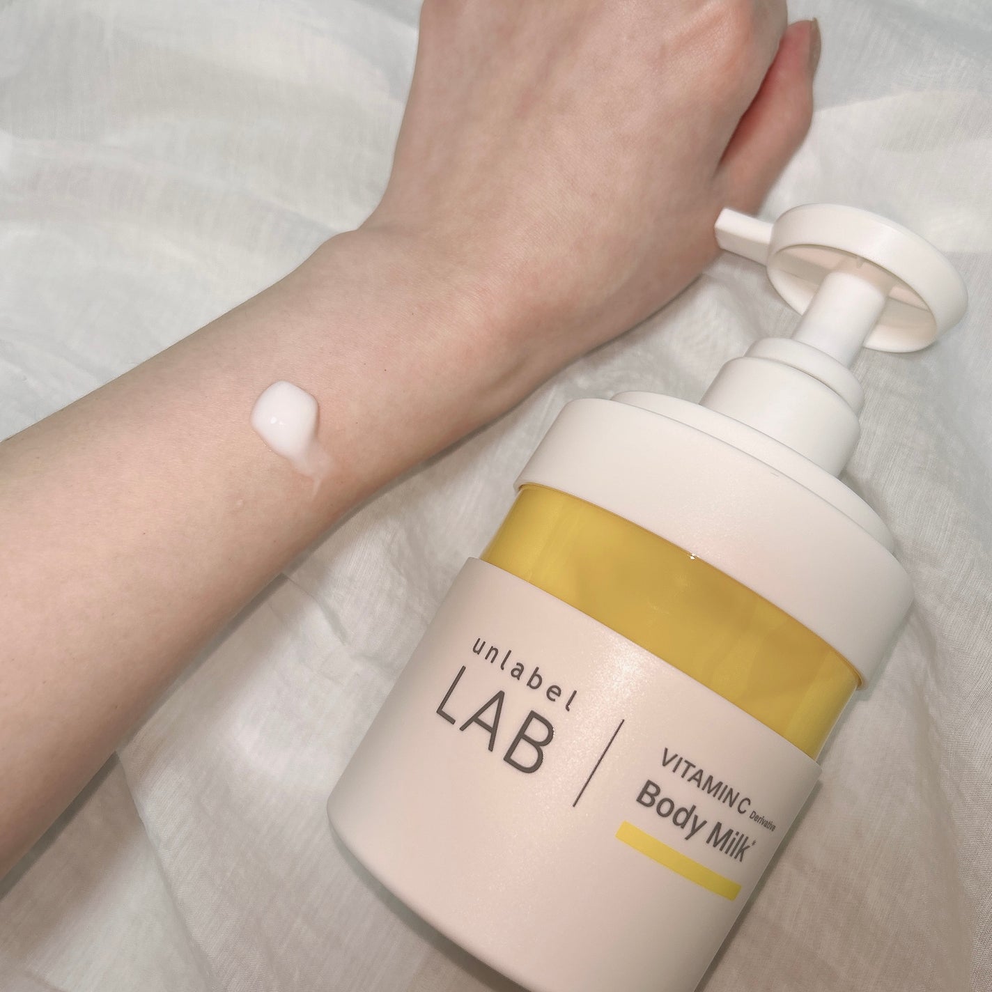 Vクリーミーモイスト ボディミルク/unlabel/ボディミルクを使ったクチコミ(3枚目)
