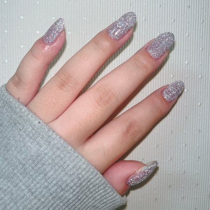 こち@セルフネイル日記 on LIPS 「紫のフラッシュネイル〜〜〜〜〜!!ピンクのは前にしたけど紫ネイ..」(1枚目)