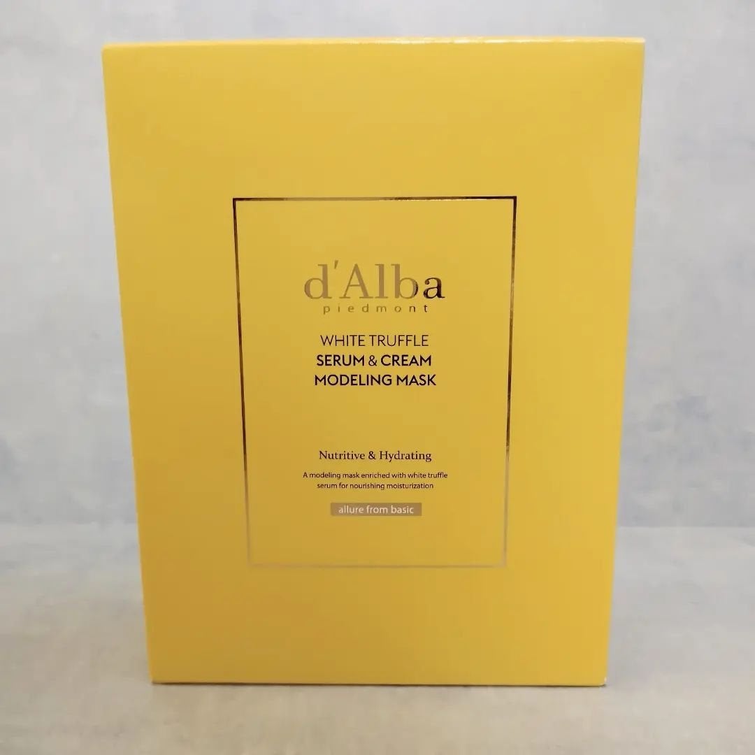ホワイトトリュフセラムアンドクリームモデリングマスク/ダルバ/洗い流すパック・マスクを使ったクチコミ(4枚目)