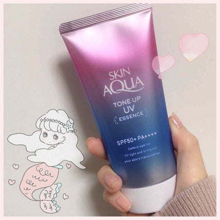 スキンアクア トーンアップUVエッセンス/スキンアクア/日焼け止めクリームを使ったクチコミ(1枚目)
