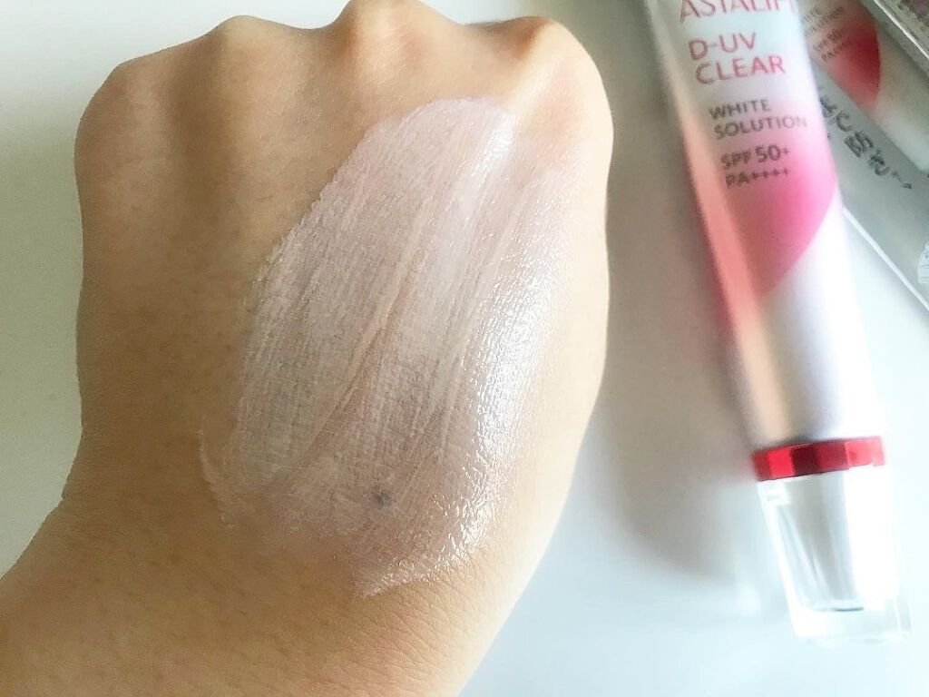 D-UVクリア ホワイトソリューション/アスタリフト/日焼け止めクリームを使ったクチコミ（3枚目）