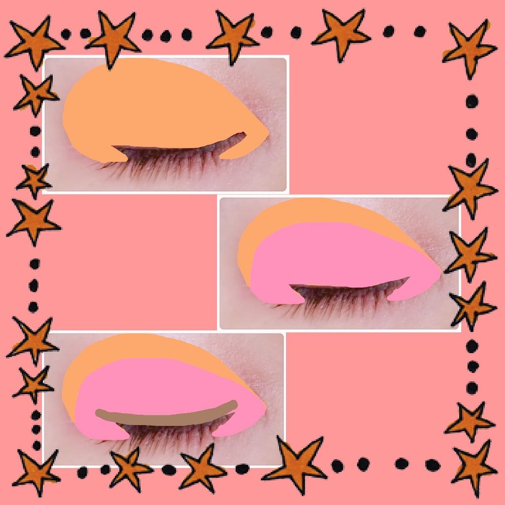 パウダーアイシャドウ ブルーミングキティ/DAISO/アイシャドウパレットを使ったクチコミ（3枚目）