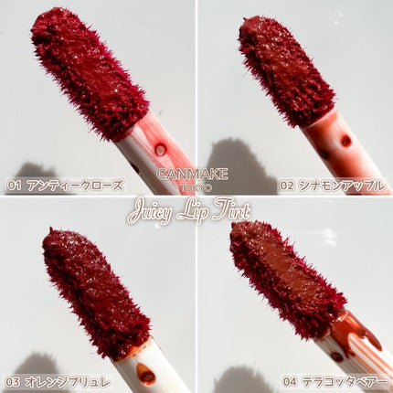 ジューシーリップティント/キャンメイク/口紅を使ったクチコミ(3枚目)
