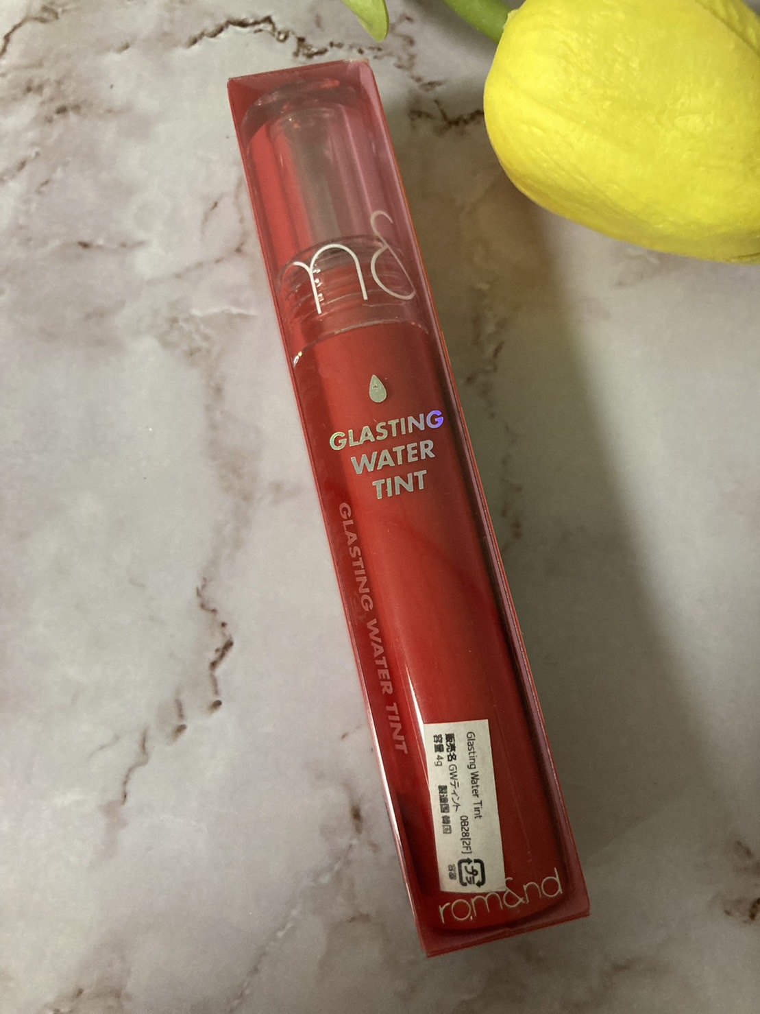 グラスティングウォーターティント/rom&nd/リップティントを使ったクチコミ（1枚目）