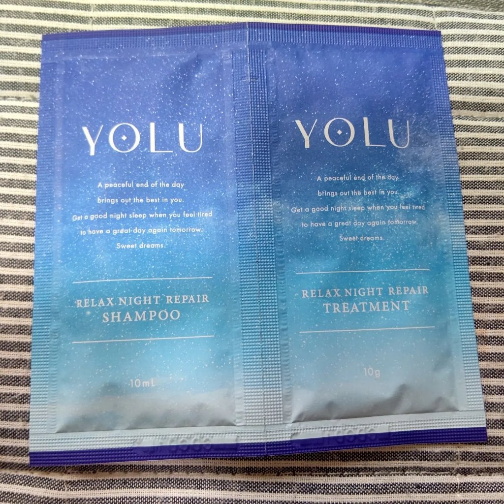 リラックスナイトリペア シャンプー/トリートメント/YOLU/市販シャンプーを使ったクチコミ(1枚目)