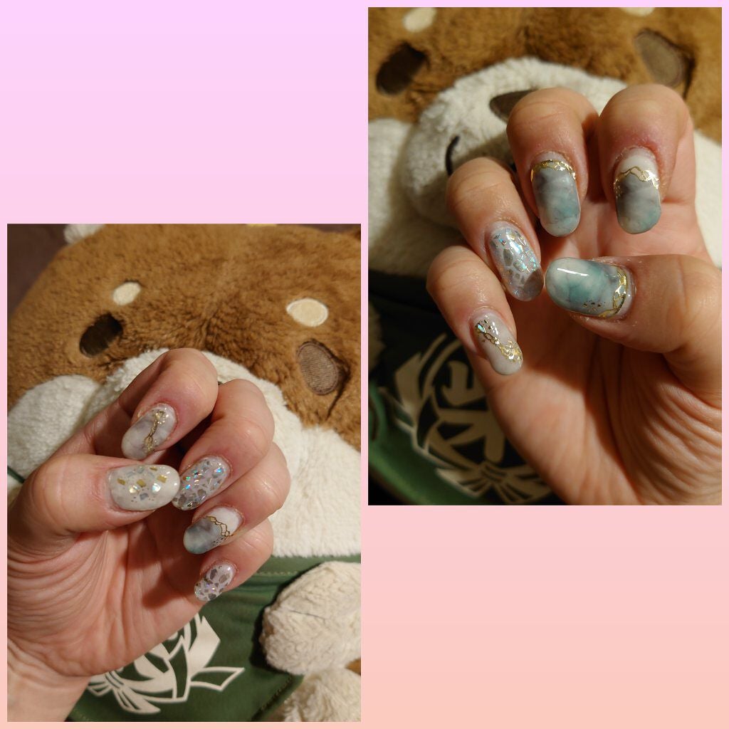 ジェルネイル(ライト対応)/セリア/ジェルネイルを使ったクチコミ(1枚目)