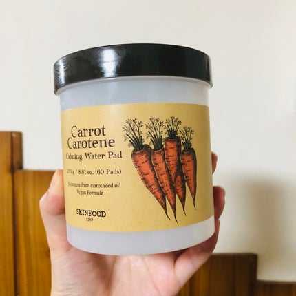 キャロットカロテン カーミングウォーターパッド/SKINFOOD/トナーパッドを使ったクチコミ(1枚目)