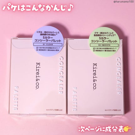 5カラーコンシーラーパレット/Kirei&co./パレットコンシーラーを使ったクチコミ(6枚目)