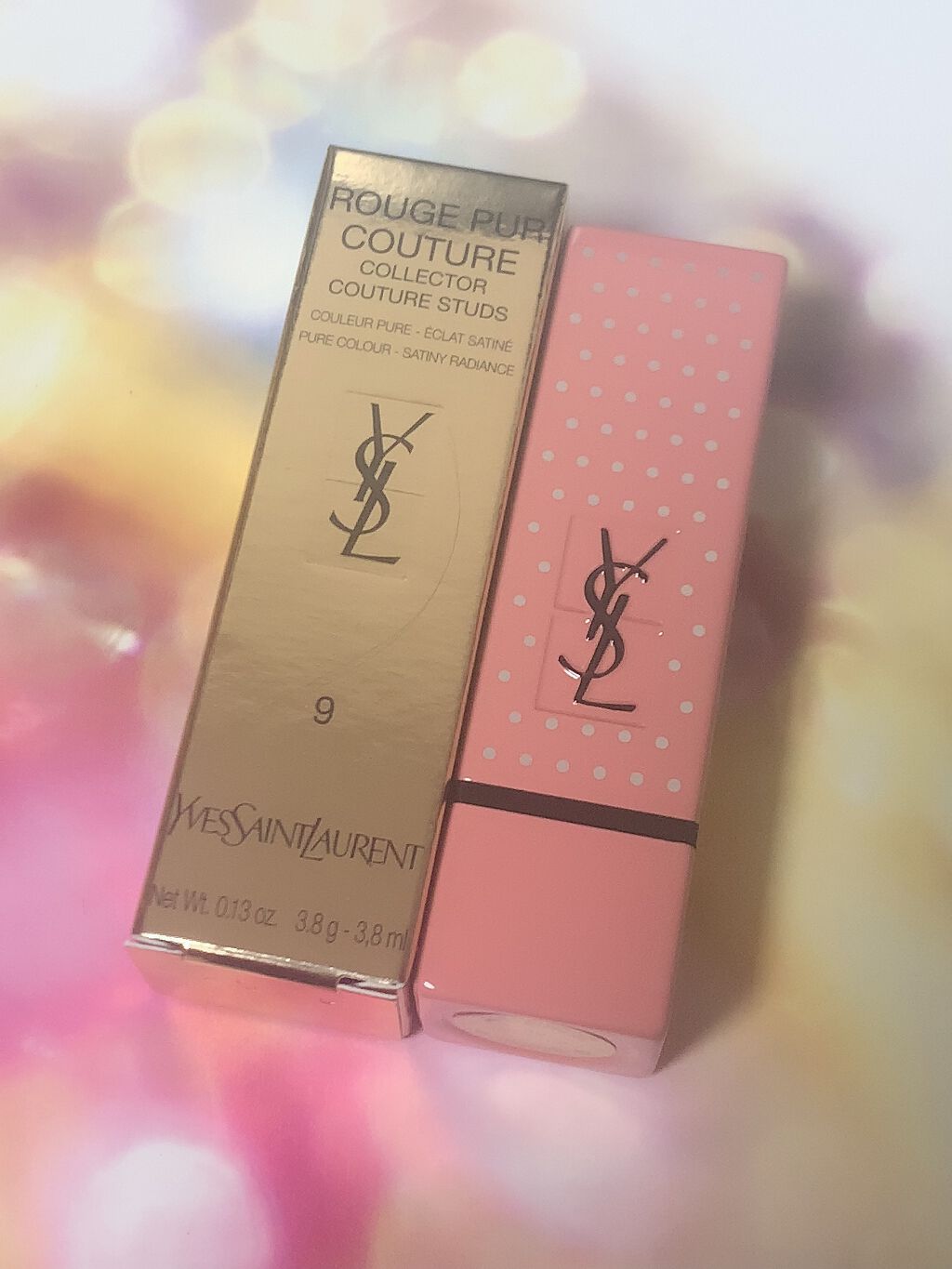 <旧>ルージュ ピュールクチュール <コレクター>No.9 ロゼ スティレット/YVES SAINT LAURENT BEAUTE/口紅を使ったクチコミ（1枚目）