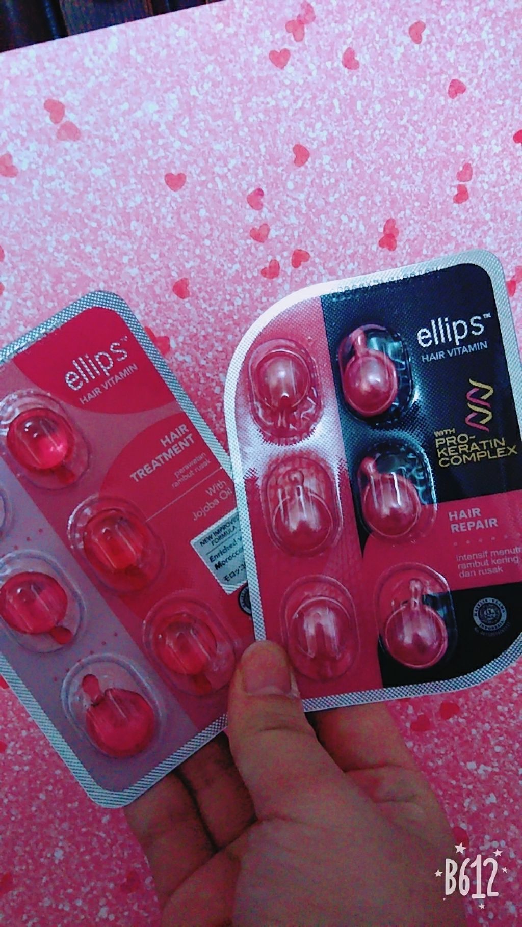 ヘアーオイル【トリートメント】/ellips/ヘアオイルを使ったクチコミ（2枚目）