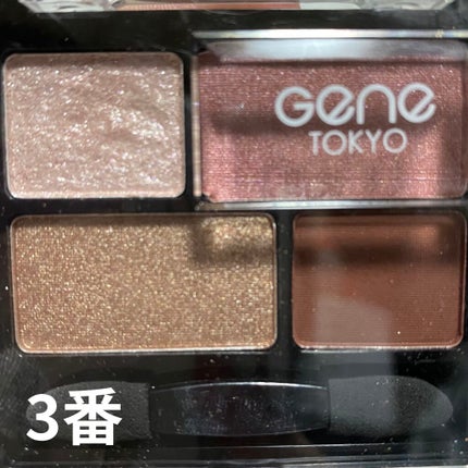 ムードアイシャドウパレット/GENE TOKYO/アイシャドウパレットを使ったクチコミ(5枚目)