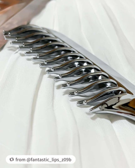 フラットヘア デタングルコーム/SHOBIDO/ヘアコームを使ったクチコミ(2枚目)