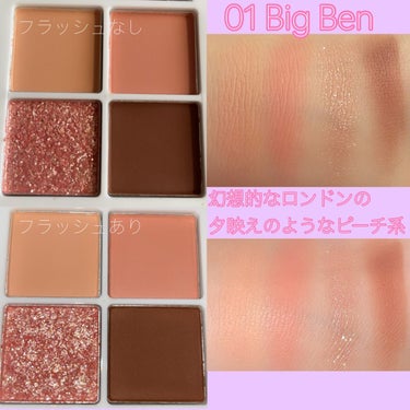 プチポケットアイシャドウパレット 01 Big Ben(ビッグベン)/SO GLAM/アイシャドウパレットを使ったクチコミ（3枚目）