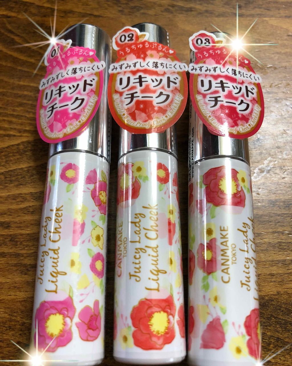 ジューシーレディリキッドチーク/キャンメイク/リキッドチークを使ったクチコミ（1枚目）