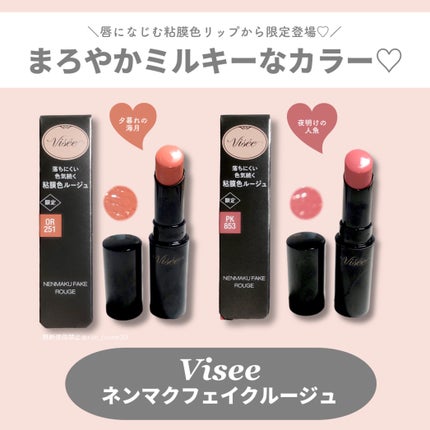 ネンマクフェイク ルージュ/Visée/口紅を使ったクチコミ(2枚目)