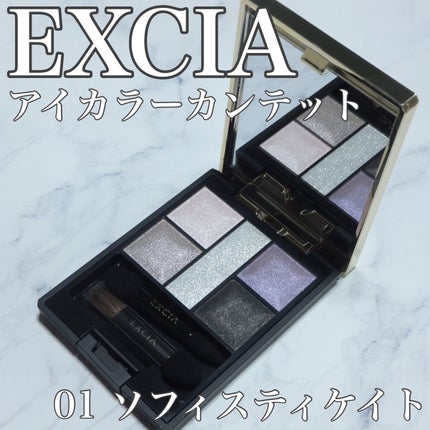 エクシア アイカラー カンテット/ALBION/アイシャドウパレットを使ったクチコミ(1枚目)