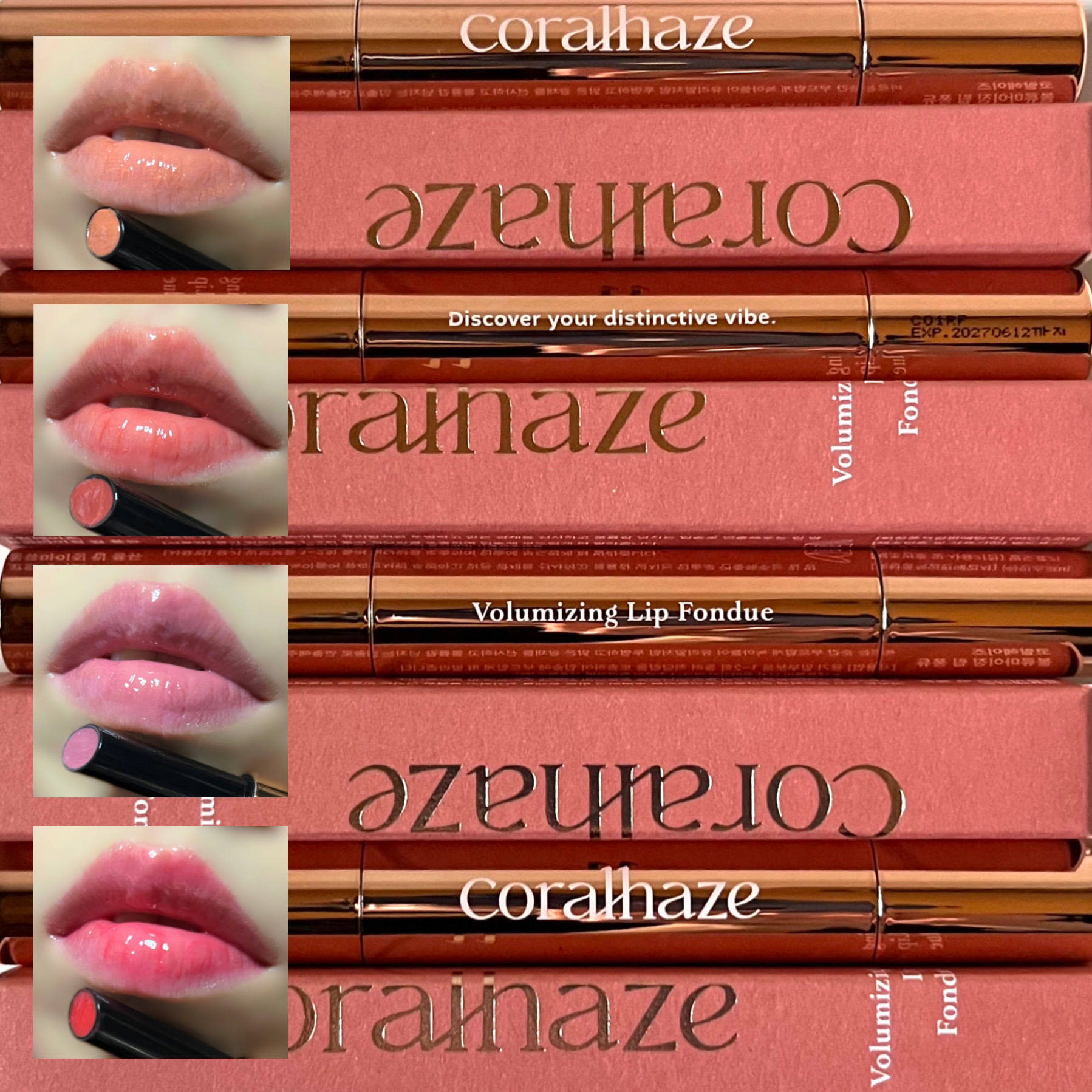 ボリューマイジングフォンデュリップ/Coralhaze/口紅を使ったクチコミ（1枚目）