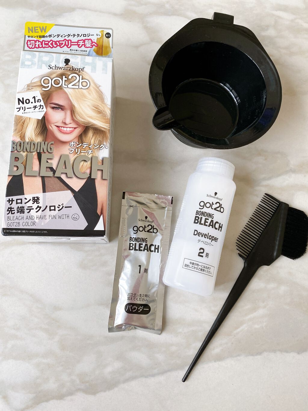 ボンディング・ブリーチ/got2b/ブリーチ剤を使ったクチコミ（1枚目）