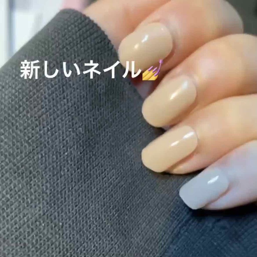 セミキュアジェルネイル（ハンド）/ohora/ネイルシールを使ったクチコミ（2枚目）