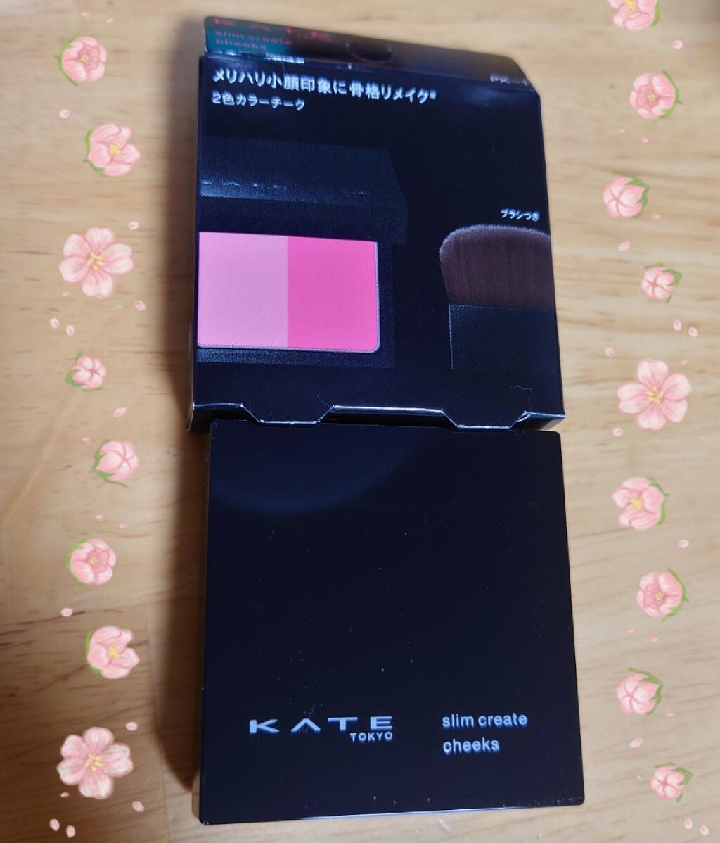 スリムクリエイトチークス/KATE/パウダーチークを使ったクチコミ(1枚目)