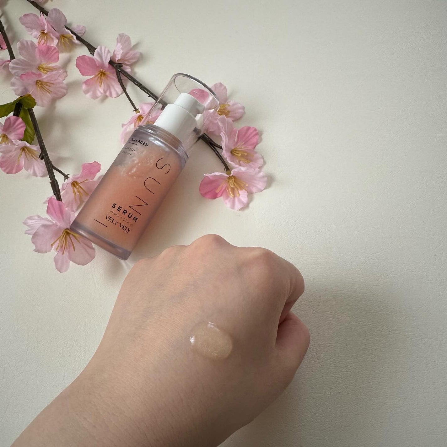 ハリケアコラーゲンサンセラム/VELY VELY/日焼け止めジェルを使ったクチコミ(2枚目)