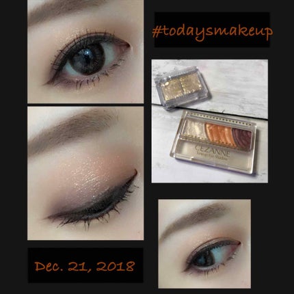 トーンアップアイシャドウ/CEZANNE/アイシャドウパレットを使ったクチコミ(1枚目)