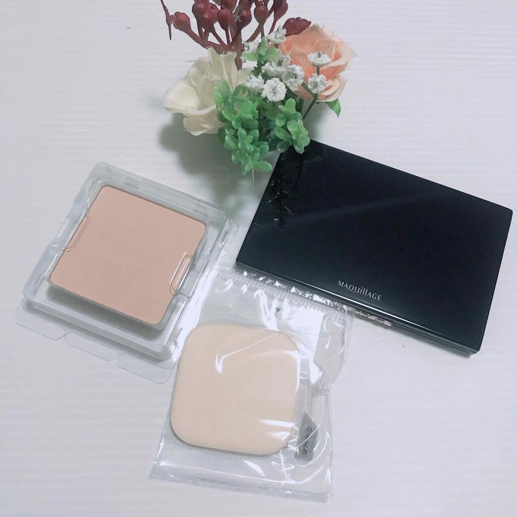 ドラマティックフェイスパウダー/マキアージュ/プレストパウダーを使ったクチコミ（3枚目）