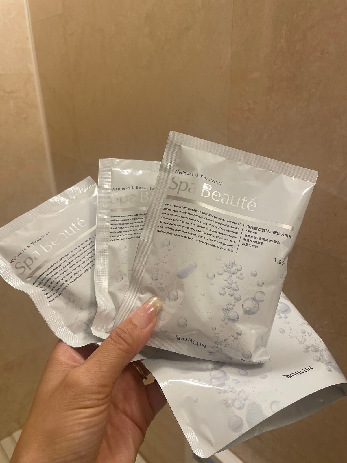 spa beaute/バスクリン/炭酸系入浴剤を使ったクチコミ(3枚目)