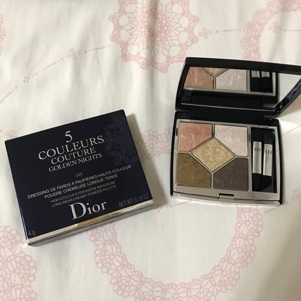 サンク クルール クチュール<ゴールデン ナイツ>/Dior/アイシャドウパレットを使ったクチコミ(1枚目)