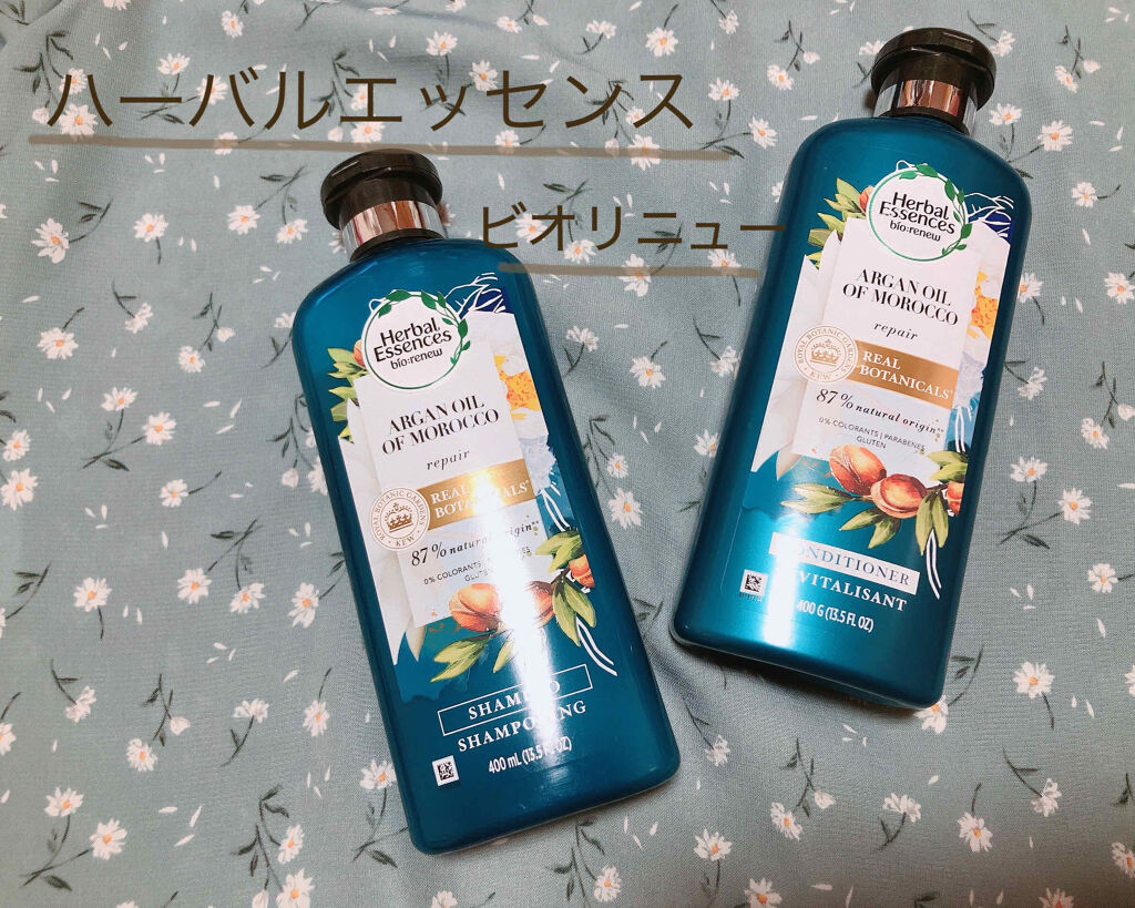 ビオリニュー モロッカンオイル シャンプー／コンディショナー/ハーバルエッセンス/市販シャンプーを使ったクチコミ（1枚目）