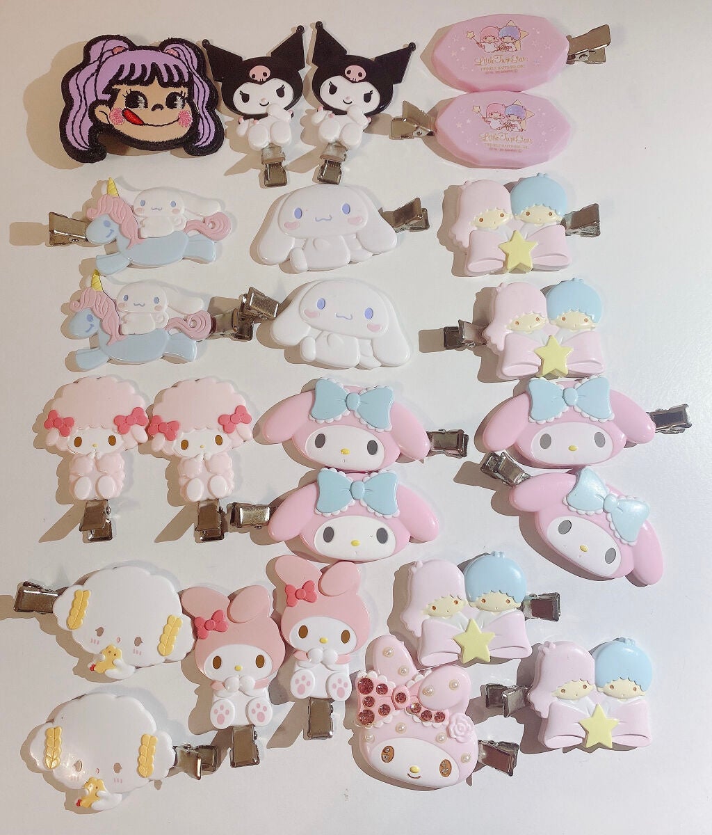 前髪クリップ/サンリオ/ヘアアクセサリーを使ったクチコミ(2枚目)