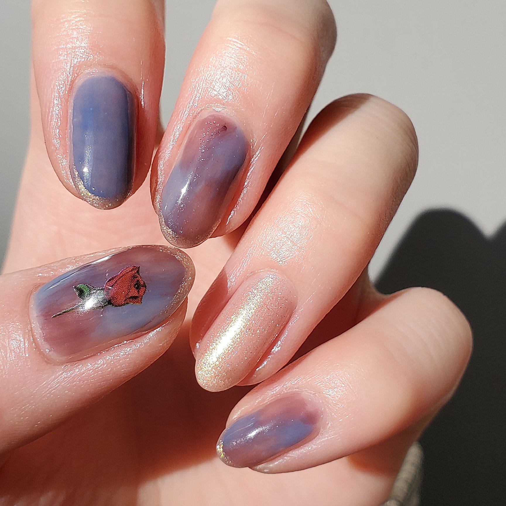 コレガネイル 06 ペイルシーライト/RICAFROSH/マニキュアを使ったクチコミ（2枚目）