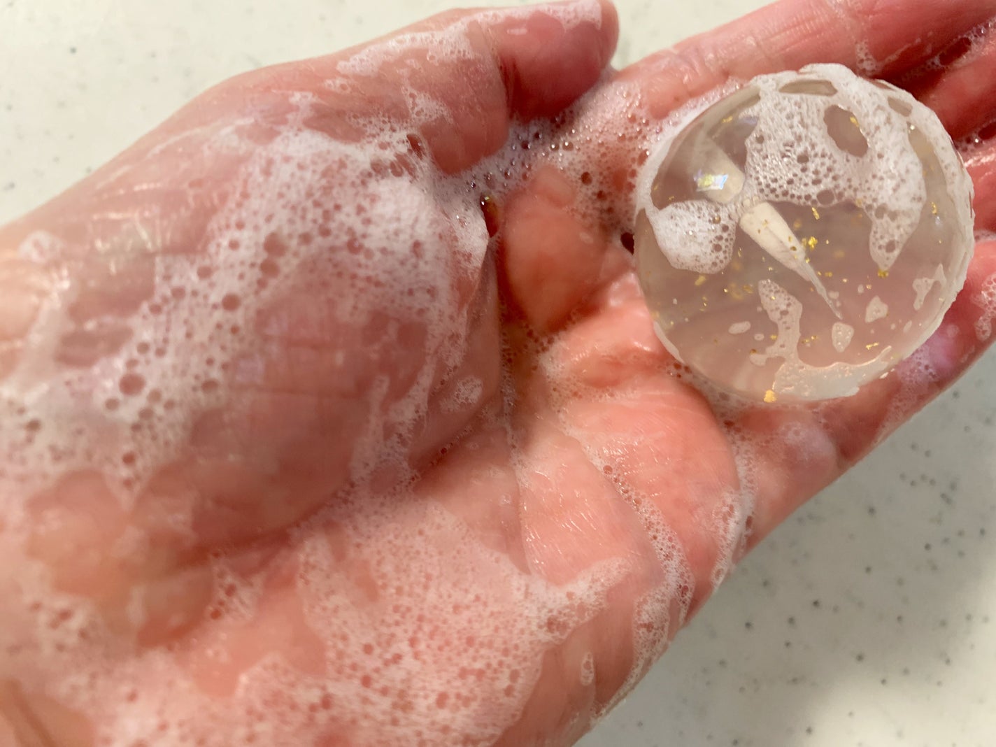 沖縄もち石鹸/ちゅらら/洗顔石鹸を使ったクチコミ(3枚目)