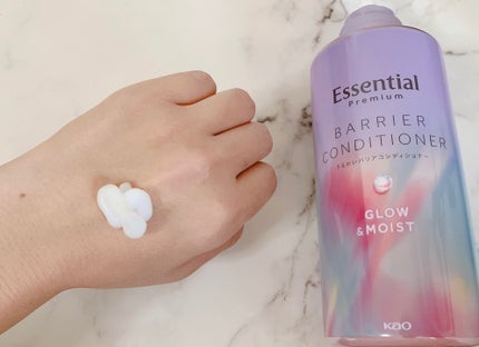 エッセンシャル プレミアム うるおいバリアシャンプー/コンディショナー グロウ&モイスト/エッセンシャル/市販シャンプーを使ったクチコミ(6枚目)